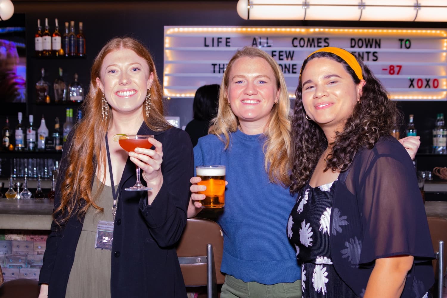 Attendees enjoying a CitizenWorks community happy hour in Reno